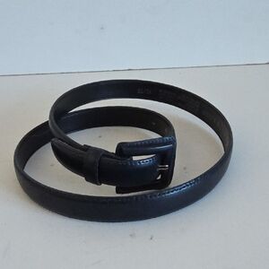 MANTLES | Genuine Leather Belt Navy Sz XL